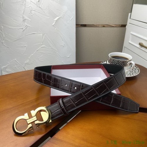 Super Perfect Quality Ferragamo Belts(100% Genuine Leather,steel Buckle)-1560