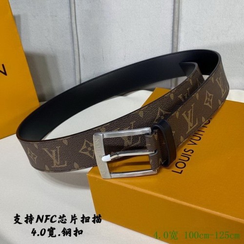 Super Perfect Quality LV Belts(100% Genuine Leather Steel Buckle)-2925
