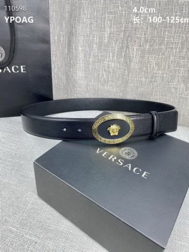 Super Perfect Quality Versace Belts(100% Genuine Leather,Steel Buckle)-797
