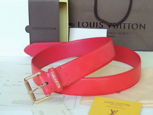 Super Perfect Quality LV Belts(100% Genuine Leather Steel Buckle)-4183