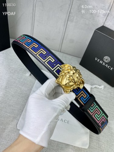 Super Perfect Quality Versace Belts(100% Genuine Leather,Steel Buckle)-958