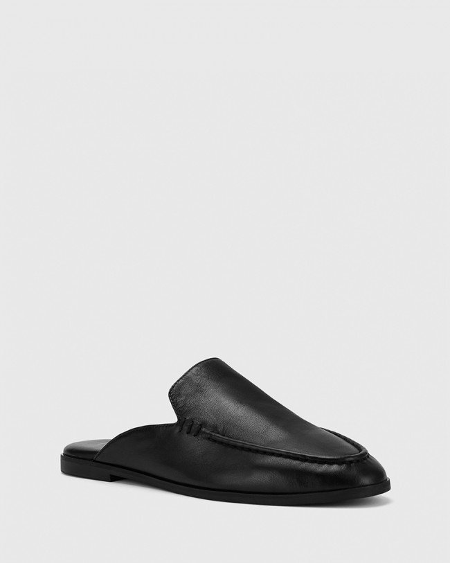 wittner black mules