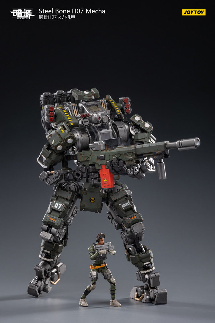 JOYTOY JT0050 1:25 Steel Bone H07 Firepower Mecha ( Olive )