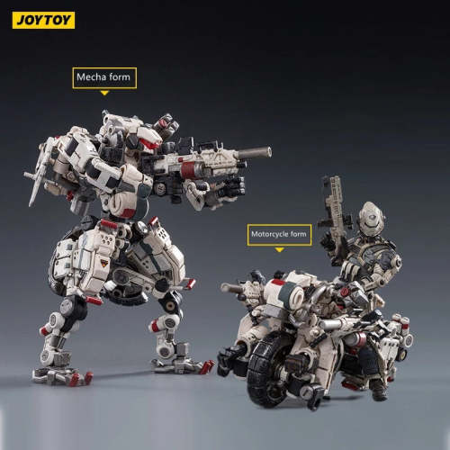 JOYTOY JT1026 1:18 X-HLA01 Hurricane-Light Assault Dual Mode Mecha (White)
