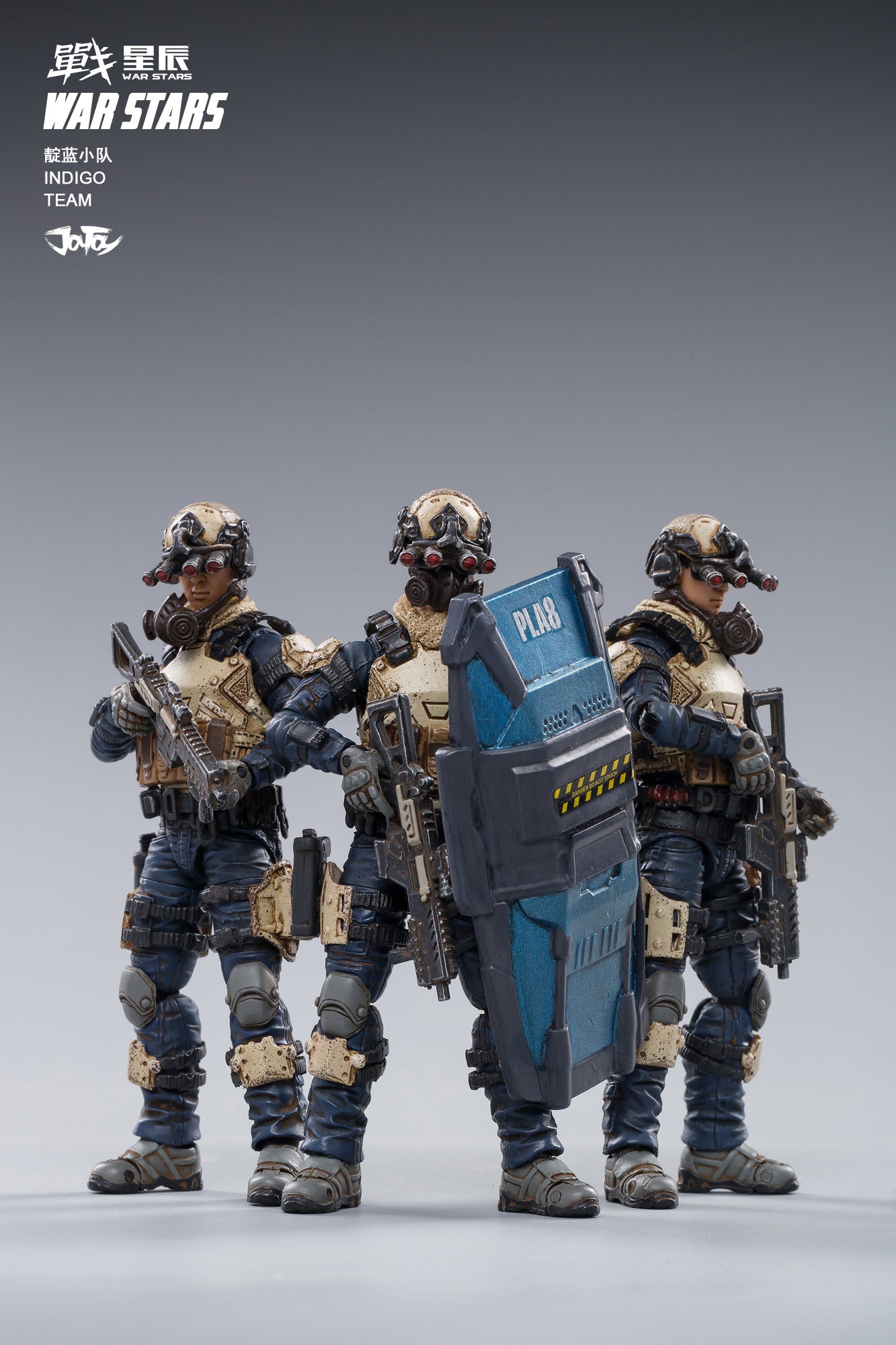 JOYTOY 暗源 戦星辰 INDIGO FLEET インディゴチーム 1/18 JOYTOY JT0067 1:18 Starhawk 8th Army Indigo Fleet