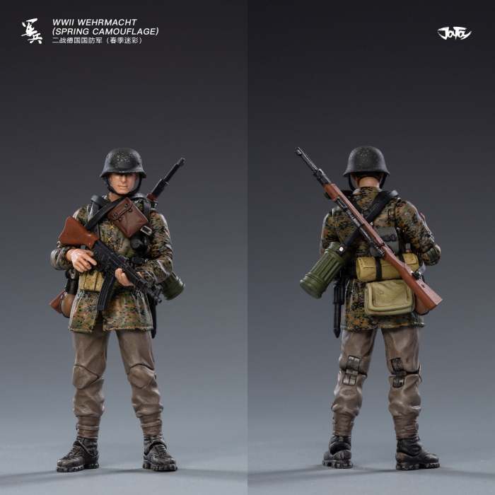 FIGURINE 1/18 WEHRMACHT WW2 VROOM NOT PEINT SIGNAURE MINICHAMPS