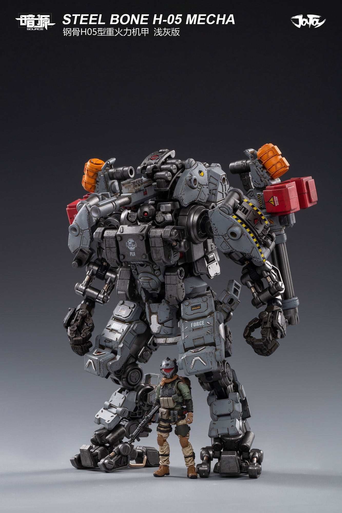 JOYTOY JT0418 1:25 STEEL BONE H-05 Heavy firepower MECHA ( Gray )