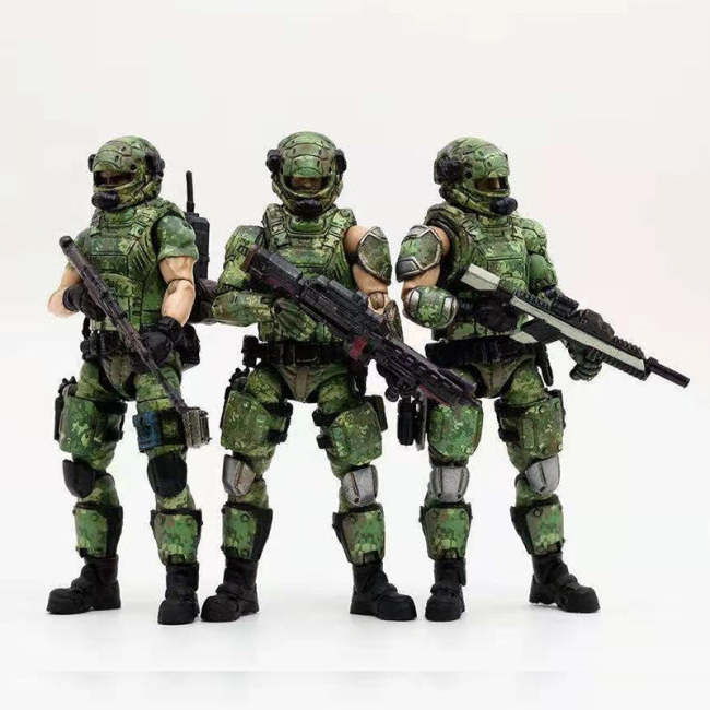 JOYTOY JT0364 1:18 Russian camouflage team
