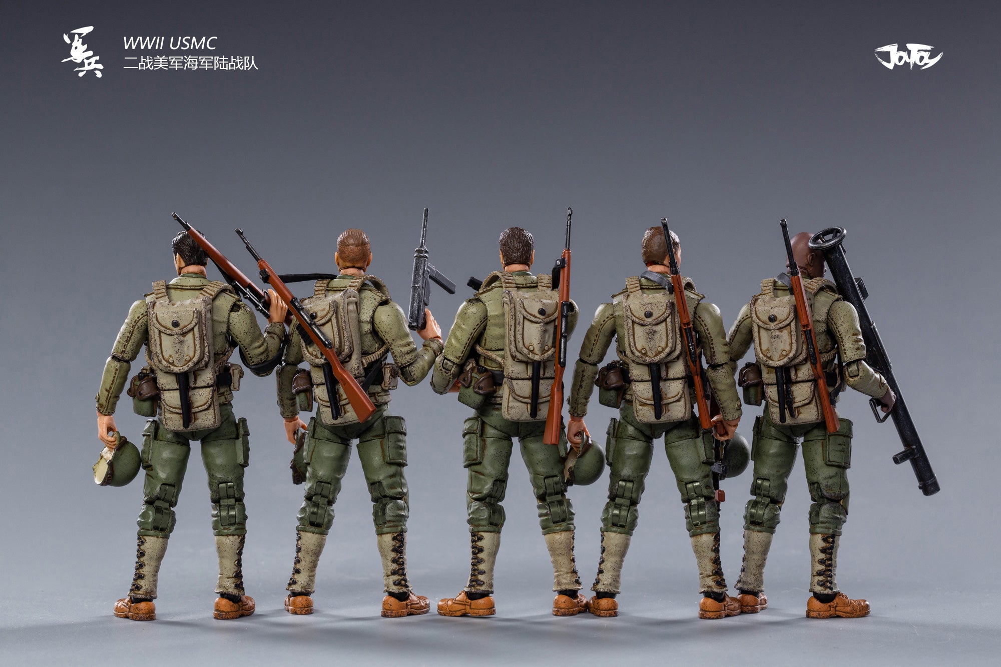 USMC フィギュア JOYTOY 1/18 3.75 アクションフィギュア第二次世界大戦 USMC/空挺師団