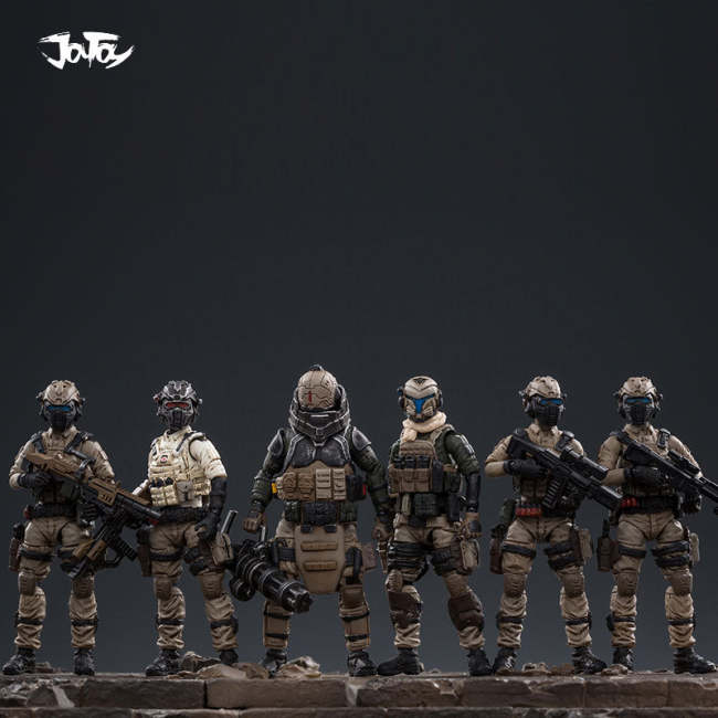 JOYTOY 51911012 1:25 UNSC Team Land Mounted Troops