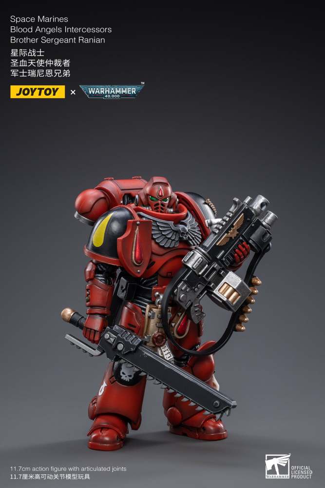  JOYTOY Warhammer 40,000 1/18 Action Figure Blood Angels  Intercessor Collection Model for Unisex Adult Christmas Birthday Gifts :  Toys & Games