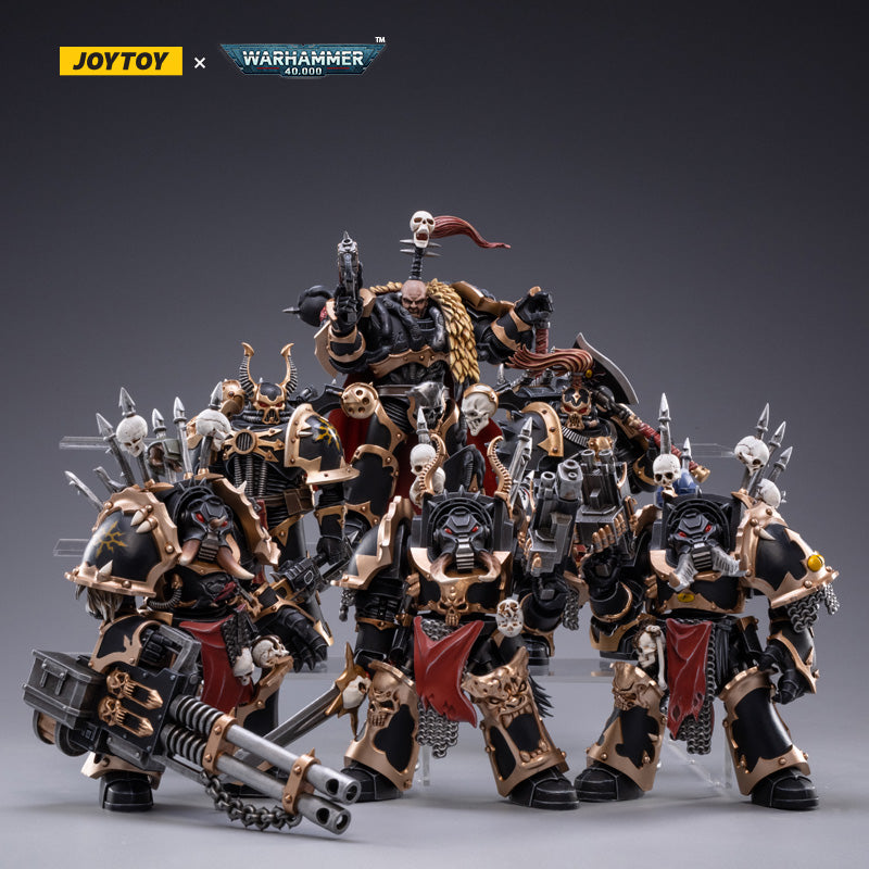 JOYTOY Warhammer 40k 1: 18 Chaos Space Marines Black Legion Warband