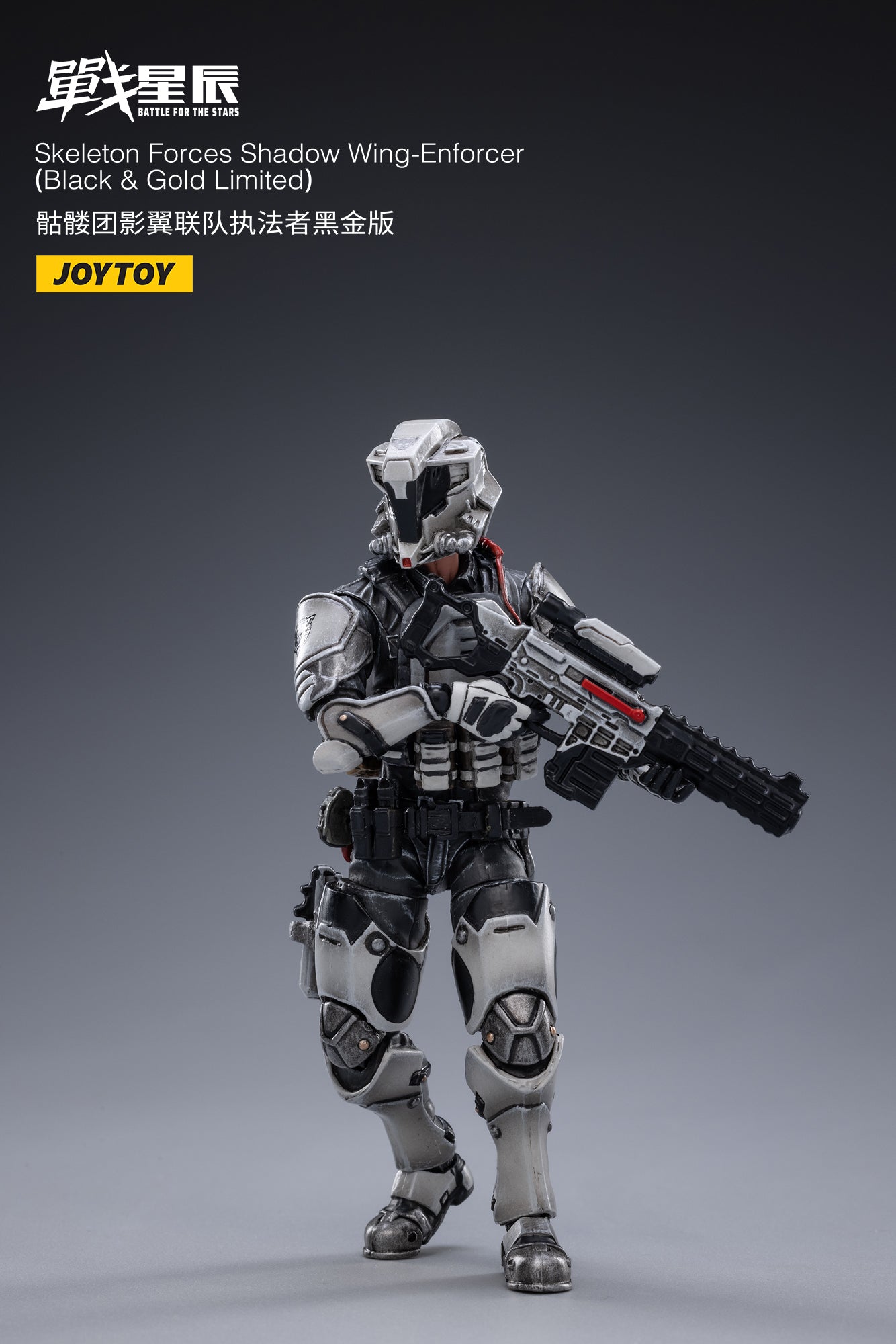 JOYTOY JT2276 1: 18 Skeleton Forces Shadow Wing - Enforcer（ Black 