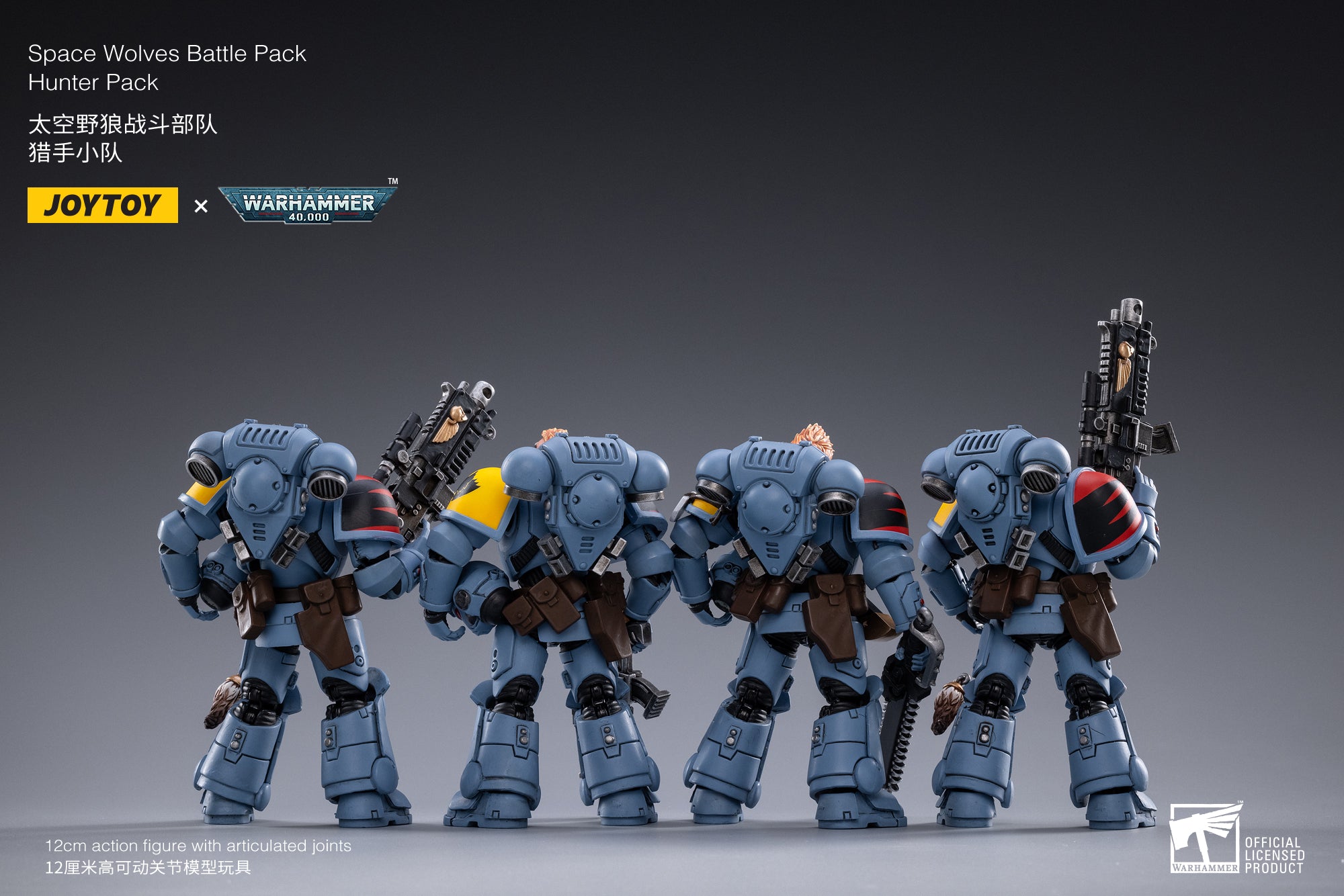 JOYTOY JT2054 Warhammer 40k 1: 18 Warhammer Space Wolves Battle