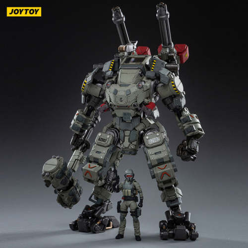 JOYTOY JT1064 1:25 STEEL BONE H02 Firepower Mecha （Gray-green）