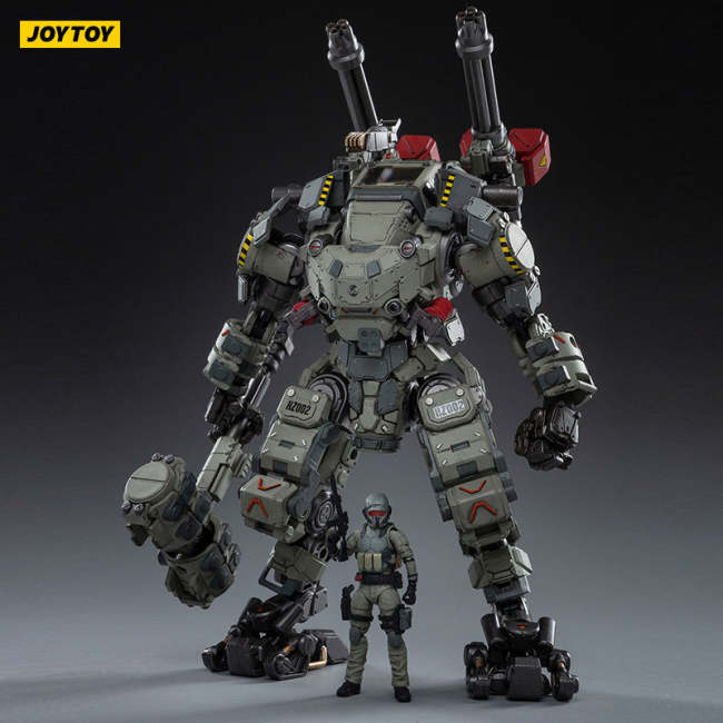 JOYTOY JT1064 1:25 STEEL BONE H02 Firepower Mecha （Gray-green）