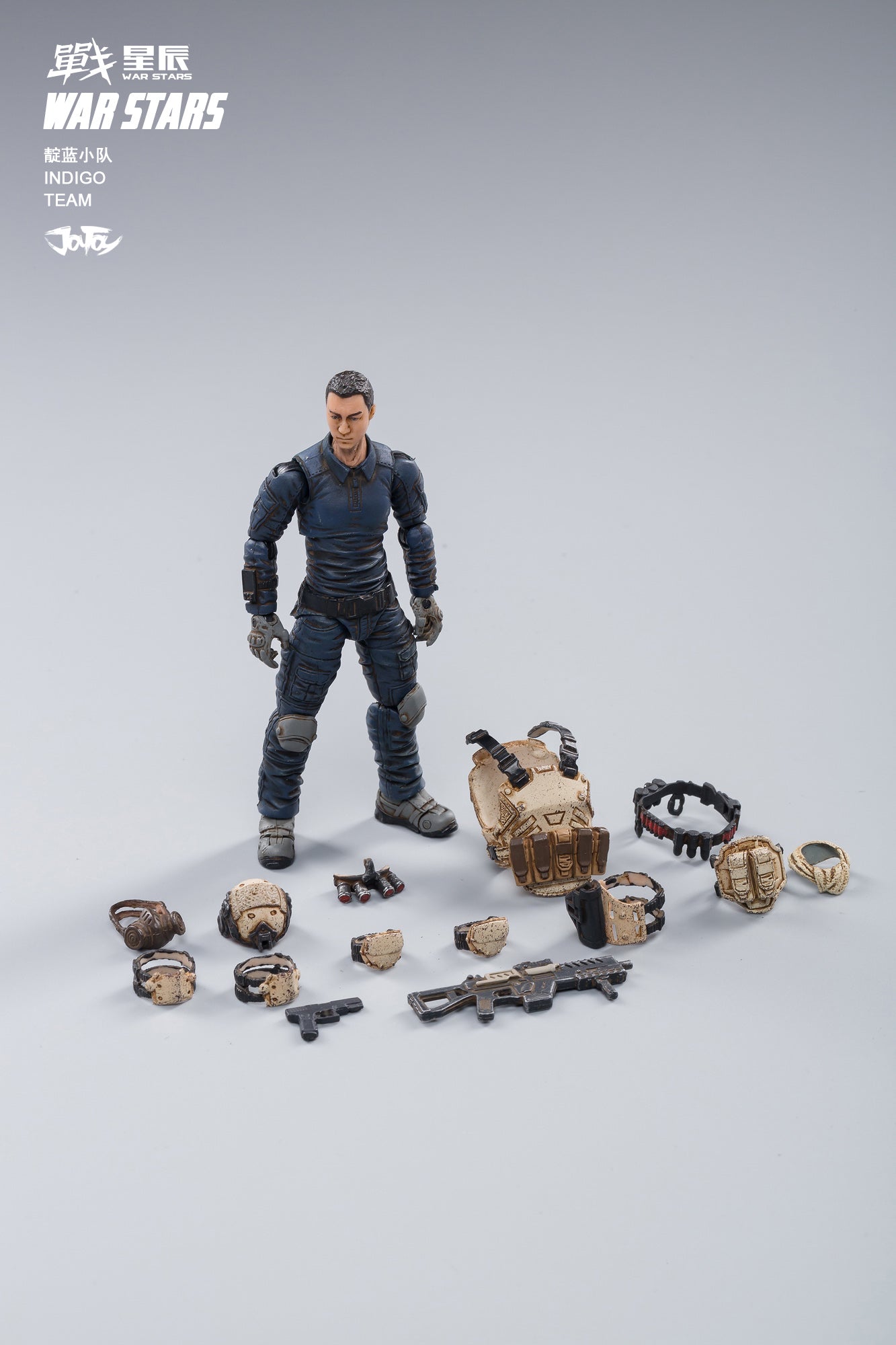 JOYTOY 暗源 戦星辰 INDIGO FLEET インディゴチーム 1/18 JOYTOY JT0067 1:18 Starhawk 8th Army Indigo Fleet