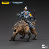 JOYTOY JT3105 Warhammer 40k 1: 18 Space Wolves Thunderwolf Cavalry Bjane