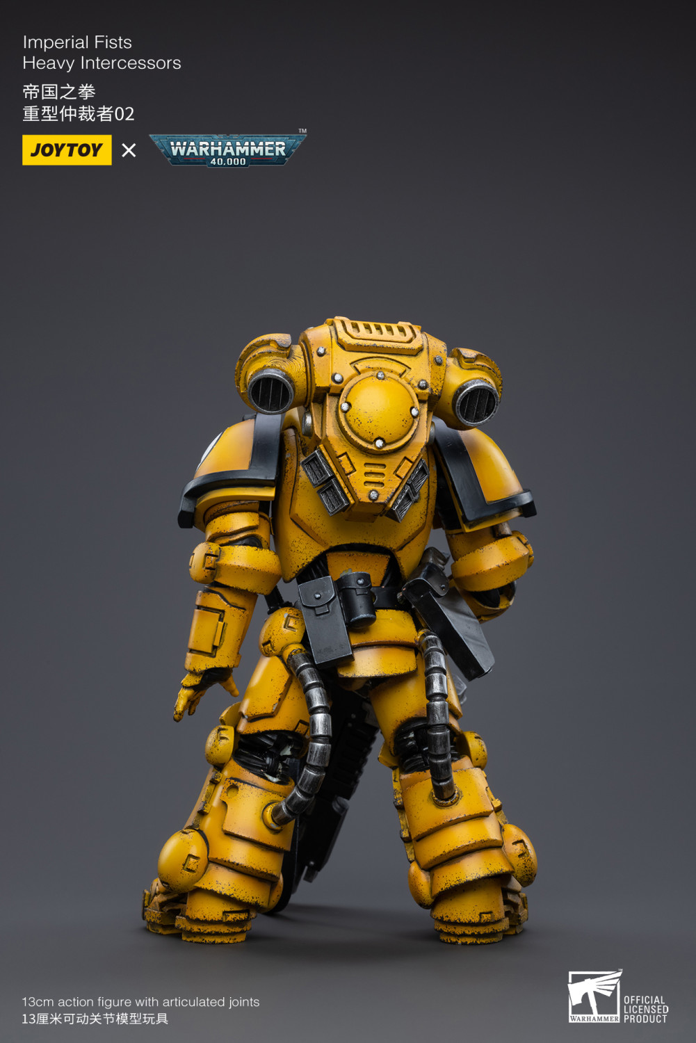 LEBOO JOYTOY Warhammer 40k Pugni Imperiali Legione Cataphractii Terminator Squad Legion Cataphractii con Chainfist 12,2 cm Modello da collezione Regali