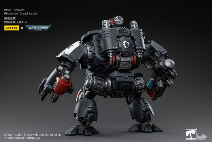 Warhammer 40k Action Figure 1/18 Black Templars Redemptor Dreadnought 30 cm Joy Toy (CN
