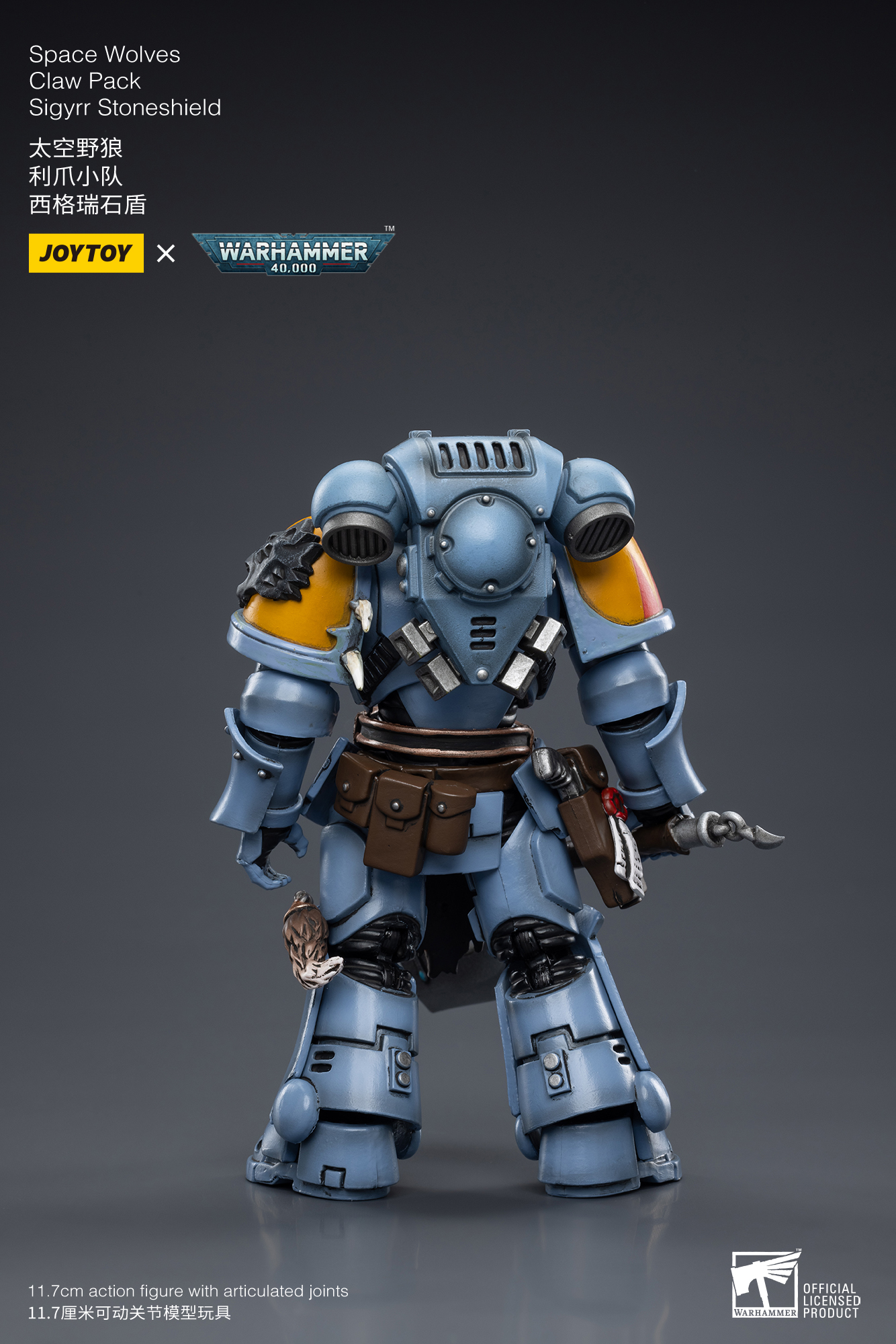 JOYTOY JT3792 Warhammer 40k 1: 18 Space Wolves Claw Pack Sigyrr 