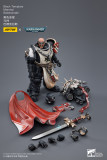 JOYTOY Warhammer 40k 1: 18 Black Templars Marshal Primaris Sword Brethren and Emperors Champion
