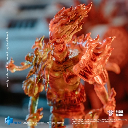 HIYA EMJ0051 Exquisite Mini 1/18 2000AD Flame Judge