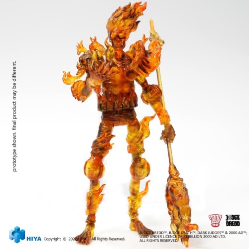HIYA EMJ0051 Exquisite Mini 1/18 2000AD Flame Judge