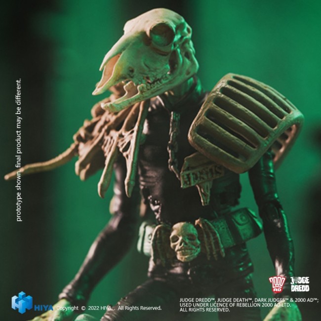 HIYA EMJ0052 Exquisite Mini 1/18 2000AD Judge Mortis