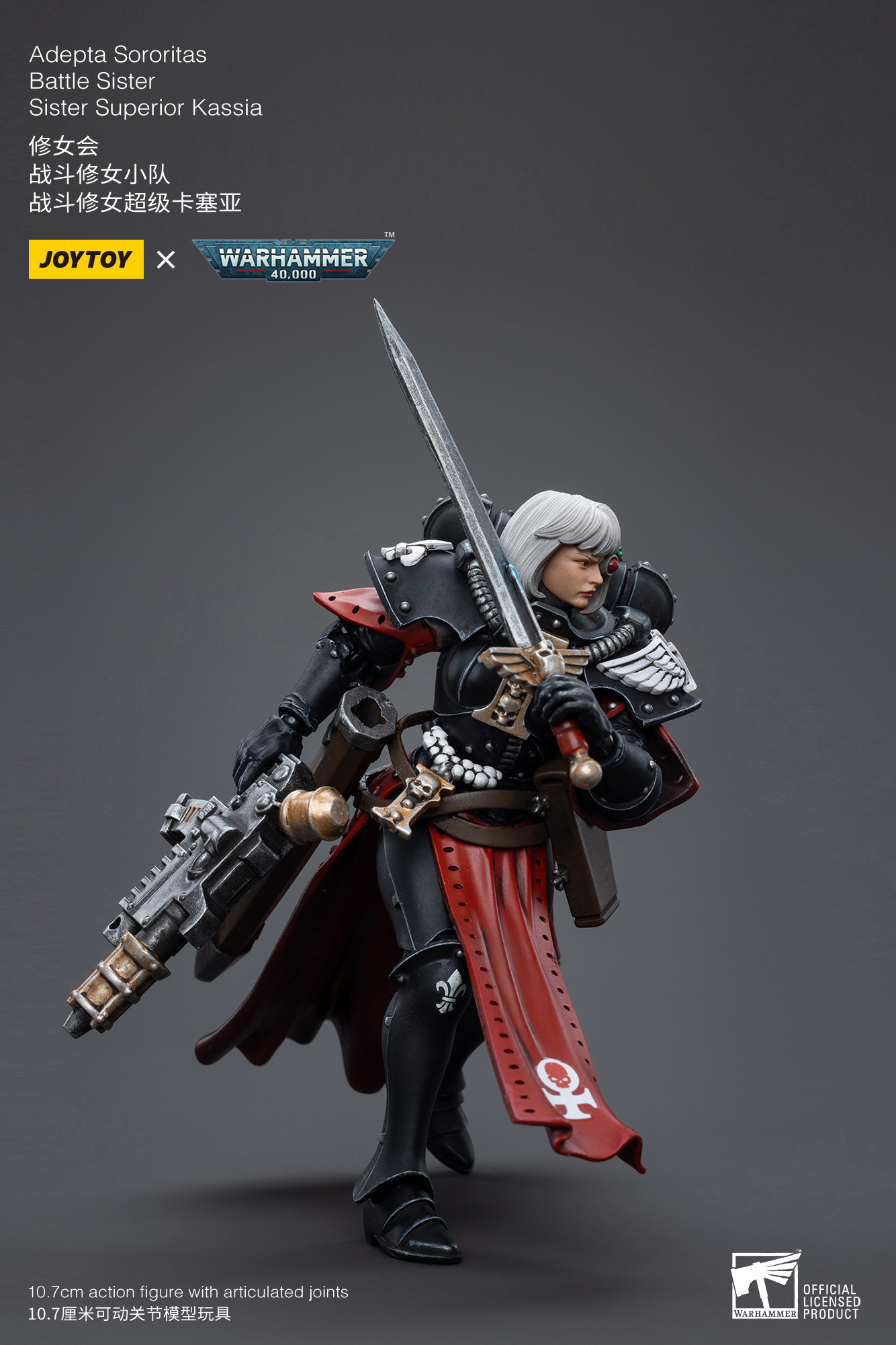 JoyToy Warhammer 40K 1/18 Action Figure Adepta Sororitas Battle Sister  Extreme Warrior Joy Toy Models - Sister Jurel : : Toys