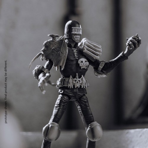 HIYA EMJ0201 Exquisite Mini 1/18 2000AD Death Judge BW Color
