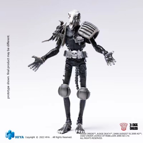 HIYA EMJ0205 Exquisite Mini 1/18 2000AD Judge Mortis BW Color