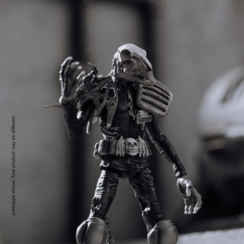 HIYA EMJ0205 Exquisite Mini 1/18 2000AD Judge Mortis BW Color