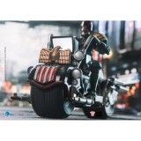 HIYA EMJ0089 Exquisite Mini 1/18 2000AD Judge Dredd and the motorcycle