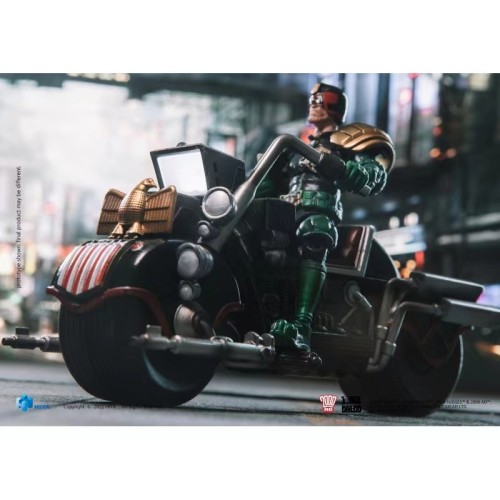 HIYA EMJ0089 Exquisite Mini 1/18 2000AD Judge Dredd and the motorcycle