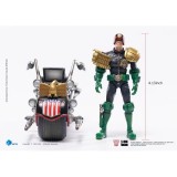 HIYA EMJ0089 Exquisite Mini 1/18 2000AD Judge Dredd and the motorcycle