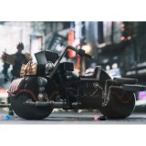 HIYA EMJ0089 Exquisite Mini 1/18 2000AD Judge Dredd and the motorcycle