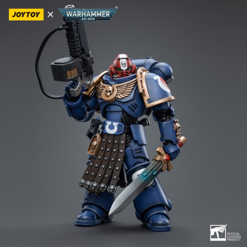 JOYTOY JT4386 Warhammer 40k 1: 18 Ultramarines Intercessor Veteran Sergeant Brother Aeontas