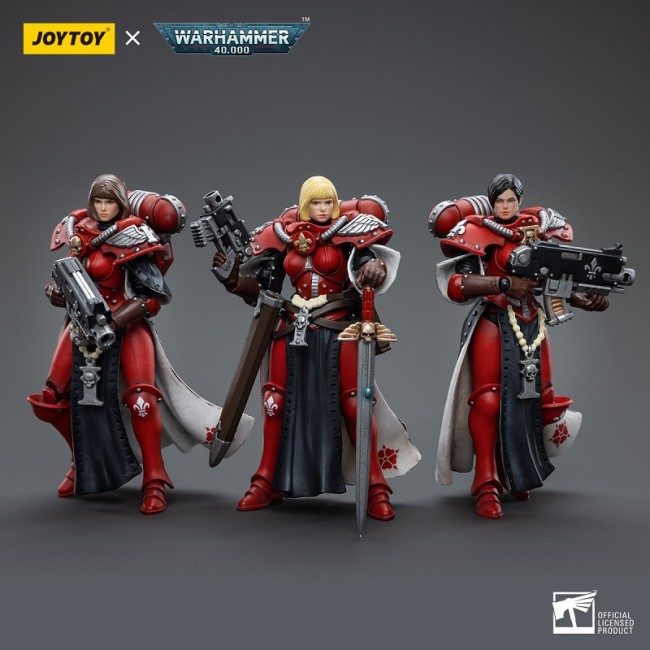 JOYTOY Warhammer 40k 1: 18 Adepta Sororitas Battle Sisters Order of the  Bloody Rose Sister