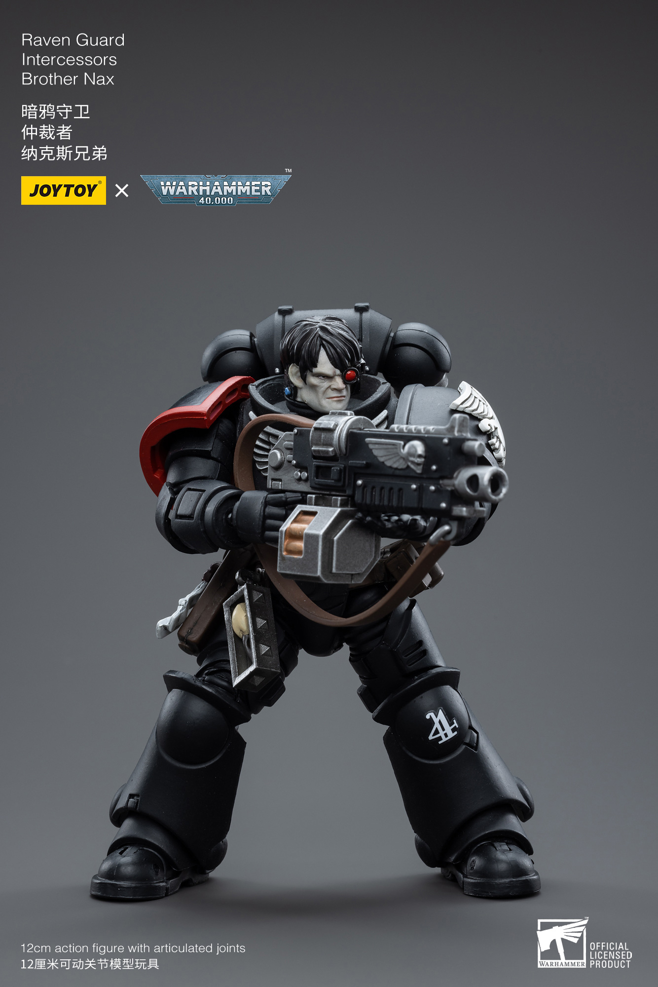 JOYTOY Warhammer 40,000 Raven Guard 2点 JOYTOY Warhammer 40k 1: 18 Raven Guard Intercessors