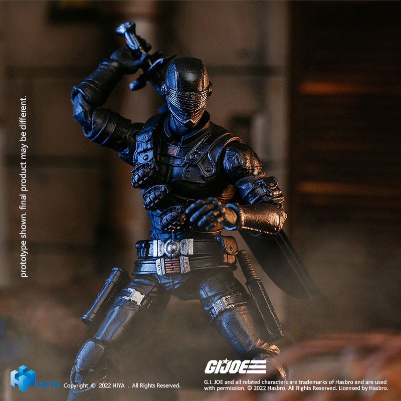 HIYA EMG0121 Exquisite Mini 1/18 G.I.JOE Snake Eye