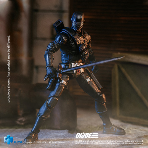 HIYA EMG0121 Exquisite Mini 1/18 G.I.JOE Snake Eye