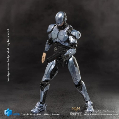 HIYA LR0085 Exquisite Mini Series 1/18 Scale 4 Inch ROBOCOP 2014 ROBOCOP SILVER