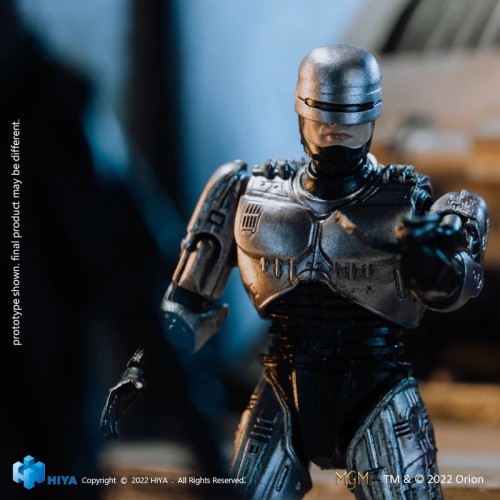 HIYA EMR0102 Exquisite Mini Series 1/18 Scale 4 Inch ROBOCOP3 Robocop VS Otomo 2 Pack