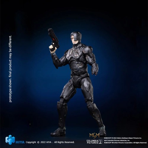 HIYA LR0084 Exquisite Mini Series 1/18 Scale 4 Inch ROBOCOP 2014 - Battle Damage ROBOCOP