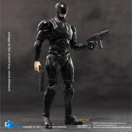 HIYA LR0083 Exquisite Mini Series 1/18 Scale 4 Inch ROBOCOP 2014 ROBOCOP BLACK