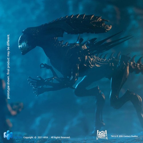 HIYA LA0138 Exquisite Mini Series 1/18 Scale 5 Inch AVP Battle Damage Alien Queen