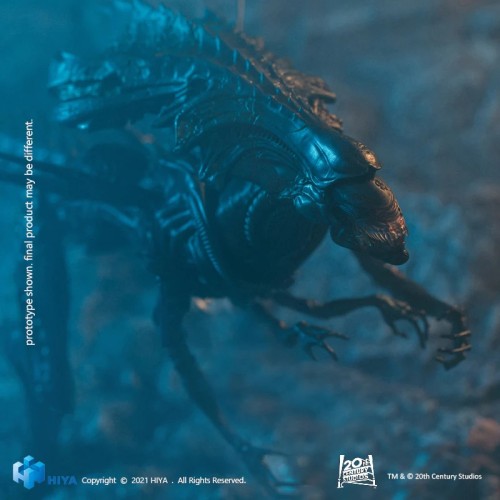 HIYA LA0138 Exquisite Mini Series 1/18 Scale 5 Inch AVP Battle Damage Alien Queen