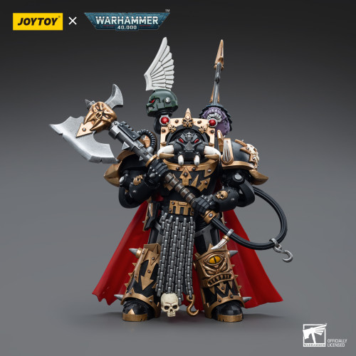JOYTOY JT6489 Warhammer 40k 1: 18 Chaos Space Marines Black Legion Chaos Lord in Terminator Armour
