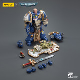 JOYTOY JT6465 Warhammer 40k 1: 18 Ultramarines Primaris Captain with Relic Shield and Power Sword